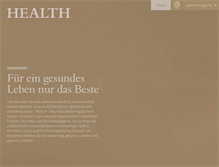 Tablet Screenshot of health-gesundheitsmagazin.com